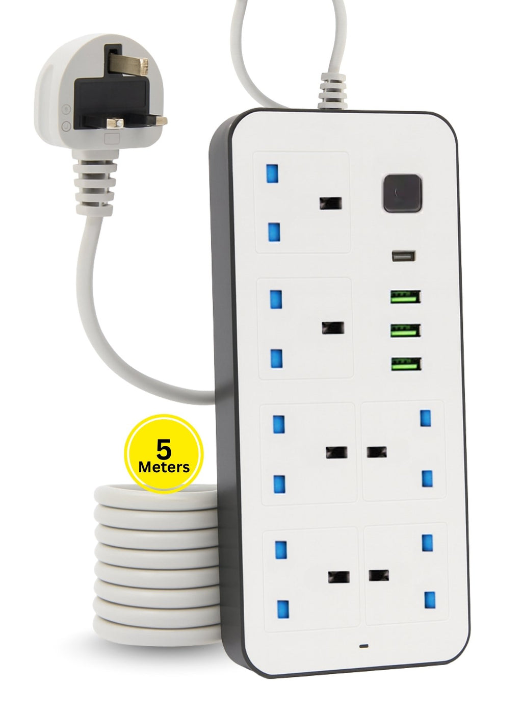 10 in 1 Extension Cord 5 Meters